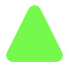 A triangle with rounded